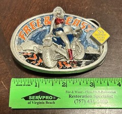 Belt Buckle Biker Fanside Ltd 1992 The Dragon Collection Free & Easy Chic