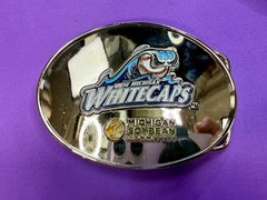 West Michigan Whitecaps Baseball Team Soybean Committee Belt Buckle