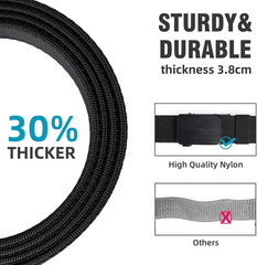 Auto Lock Ratchet Belt for Men | Elegant Dressing Belt Buckle | 1.5&Prime; Wide Elasti