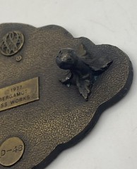 Bergamot Brass Works Vintage 1977 D-48 Scenic Sunset Buckle 1.5in Belt