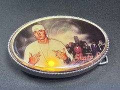 Slim Shady Eminem Led Multi Color Light Flashing Belt Buckle W/ Fresh Battery!