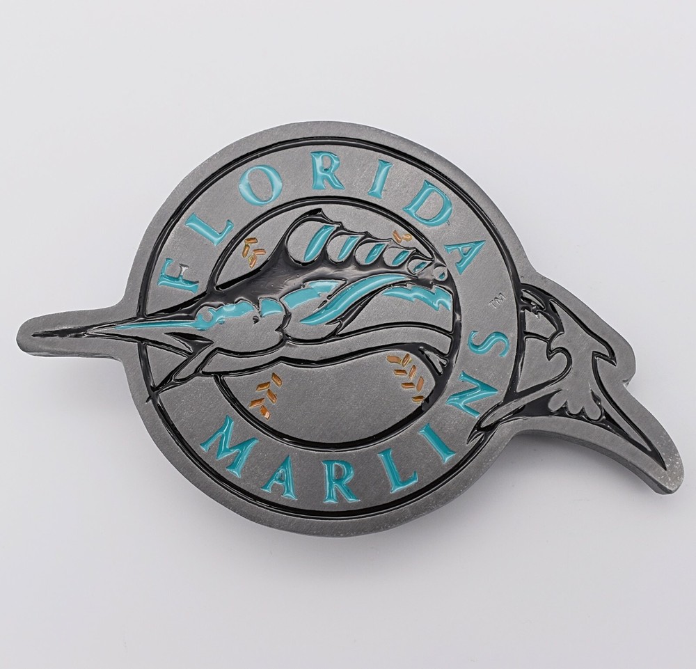 Florida Marlins Baseball Team Belt Buckle (New)