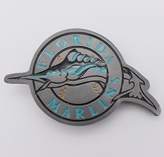 Florida Marlins Baseball Team Belt Buckle (New)