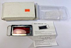 Unisex LED Belt buckle Light-Up Programmable Message Metal Battery-Powered US