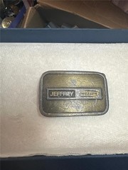 Vintage Jeffrey Dresser Belt Buckle By Hit Line USA AS IS