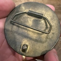 VTG “WILDCAT COUNTRY” Brass Gold Tone Belt Buckle Kentucky Kansas State Arizona