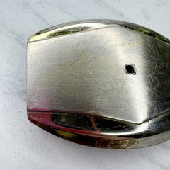 Silver and Gold Tone Western Belt Buckle