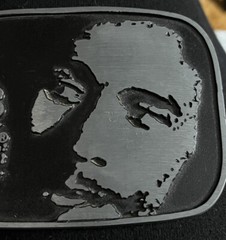Bob Marley Belt Buckle Three Inches By Four And A Quarter Inches Fast Shipping