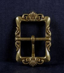 Retro Brass Celtic Flower Pin Buckle for Leather Belt Replacement Fit 33mm Strap