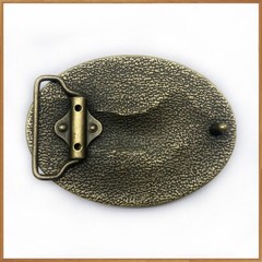 Moose Deer Belt Buckle Western Cowboy Native American Motorcyclist (DER-09-G)