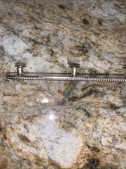 JUSTIN SILVER MEXICO “JIM” Name Plate 6.25” WESTERN
