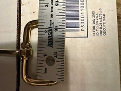 Lot 100 Belt Buckles. Approx. 2 inch X 1 Inch. Steel Buckle with Brass Finish