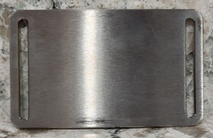 GRIP6 BELT BUCKLE – TITANIUM – CLASIC in NATURAL – 1.5 INCH WIDE – WOMEN and MEN