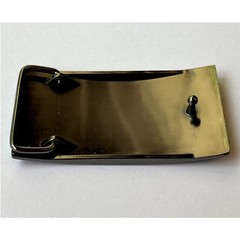 Silver and Black American Flag USA United States Belt Buckle
