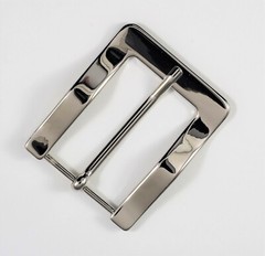 New 1 1/2&Prime; (38mm) man women(#T17) pin buckle high quality nickel color US stock