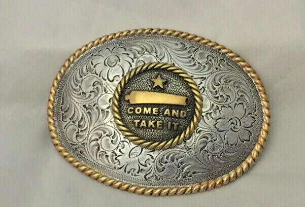 Custom Made « Come and Take It » Western Style Buckle