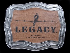 SB09101 REALLY NICE **LEGACY BLENDED CANADIAN WHISKY** BELT BUCKLE