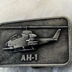The Buckle Connection AH-1 Cobra Attack Hellicopter Belt Buckle