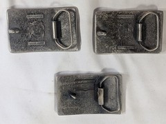 Vintage Bell of Pennsylvania Belt Buckles Lot of 3 | Brass | 1981–82 | USA Made