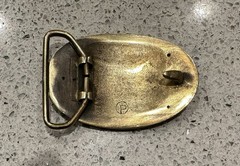 Reproduction Civil War US Military Logo Frame Belt Buckle, Fits 1.5&Prime; Belt