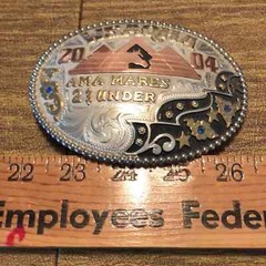 Frontier Brand WSAQHA Quarter Horse Trophy Award Belt Buckle