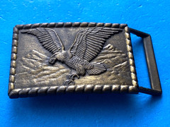 Vintage American Eagle USA Belt Buckle