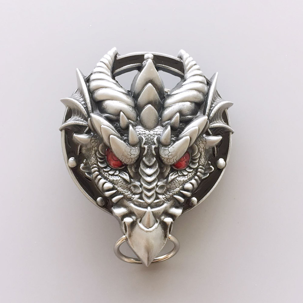 Vintage Style Western Dragon Belt Buckle Boucle de Ceinture