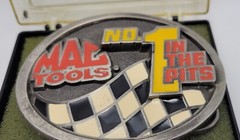 Mac Tools No. 1 In The Pits Collector Series Vintage Belt Buckle