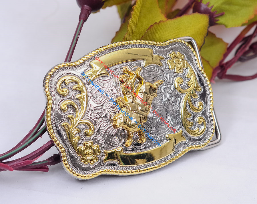 ROCK BULL RIDE RODEO LONG RODEO BIG COWBOY TEXAS WESTERN SHINE BELT BUCKLE