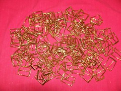 Big Lot 112 Solid Bronze 1” Belt Buckles Mens Womens Military Dress Brass Color