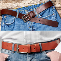 Metal Belt with Buckle Classic Unisex Replacement Belt Buckle for All Kinds of D
