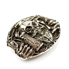 German silver belt buckle Beer, Beer fans buckle, Beer and Skull belt buckle