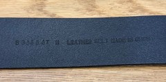 Vintage Western Cowboy Black Belt with Silver Tone Oval Belt Buckle Sz M See pic