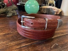 James Reid Ltd Santa Fe Sterling Silver Belt Buckle 30-33-1.5”-1”🦎✅nu Belt