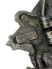 HARLEY DAVIDSON Belt Buckle H-405 1991 Baron USA Live Free Ride Free – AS IS