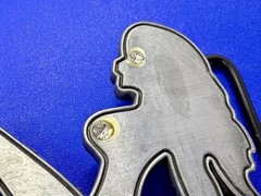 Sexy Woman Silhouette Mud Flap Girl Trucker Chick Belt Buckle By Buckle Rage