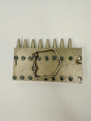 Gun Bullet&rsquo;s Shell Casing Chain Belt Buckle