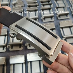 New Titanium Alloy Automatic Roller Belt Buckle Waist Strap Head Men Accessories