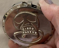 Lighter Belt Buckle Skull Biker Skeleton