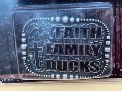 NEW Montana Silversmith Duck Commander : Faith Family Ducks Belt Buckle