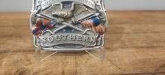 AMERICAN BY BIRTH SOUTHERN BY THE GRACE OF GOD Belt Buckle