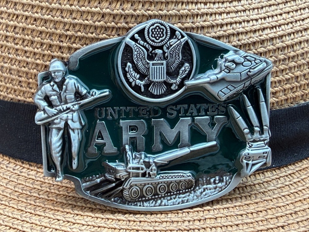 United States Green US Army Belt Buckle Professions Belt Buckle