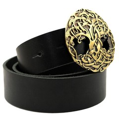 World Tree belt buckle, Old Norse Scandinavian Nordic Celtic Pagan runic Tree