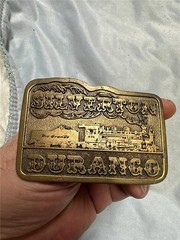 Vintage 1975 Silverton Durango Belt Buckle by Adezy Denver