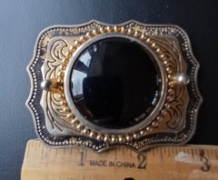 BLACK ONYX? DESIGN BELT BUCKLE