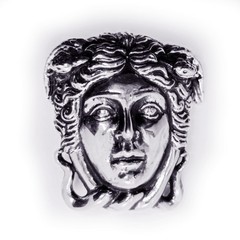 Medusa Ancient Greek Mythology Gorgo Sterling Silver Belt Buckle