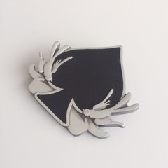 Buckle Swallows With Ace of Spade Belt Buckle Gürtelschnalle Boucle de ceinture