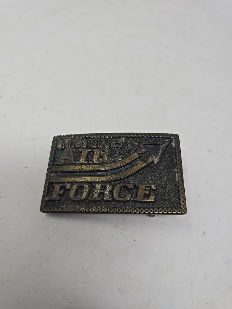 VINTAGR 80s US AIR FORCE BELT BUCKLE usaf military us army