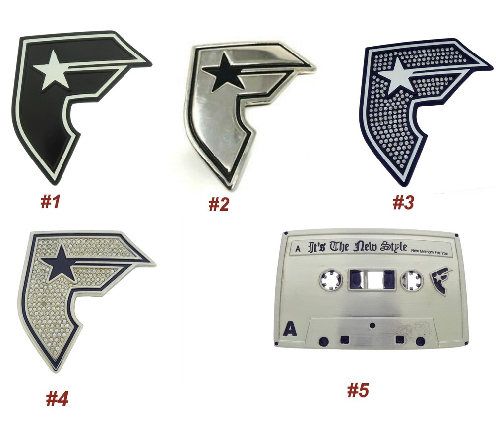 FAMOUS STAR AND STRIPES BELT BUCKLES New Men Women Western Cowboy Music Fashion