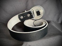 “All-Seeing Eye” Buckle Black Stone Pupil Gothic Industrial OOAK Darren McNeese